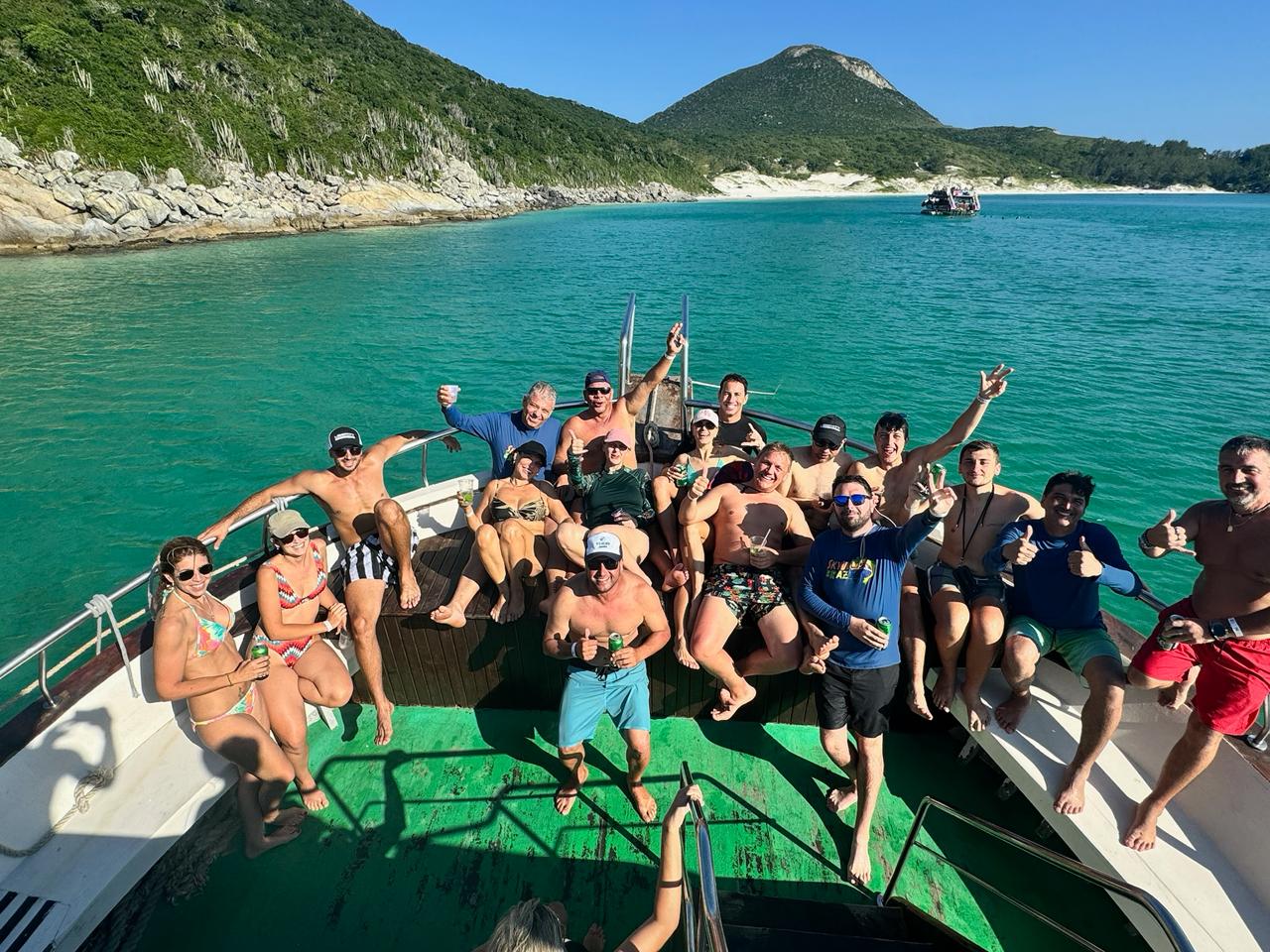 Boat trip with group